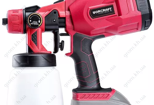 Фото 1- Краскопульт электрический Worcraft CSG-S20Li
