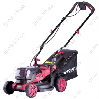Фото 1- Аккумуляторная газонокосилка Worcraft CLM-S40Li