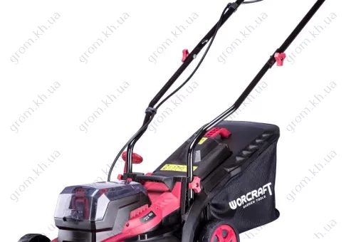 Фото 1- Аккумуляторная газонокосилка Worcraft CLM-S40Li
