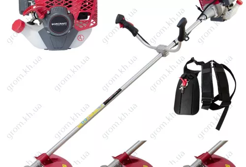 Фото 1- Мотокоса бензиновая Worcraft WGT52-280