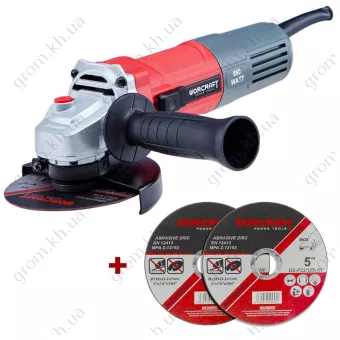 Фото 1- Шліфмашина кутова Worcraft AG08-125P