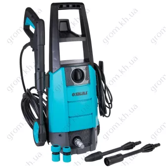 Фото 1- Мийка високого тиску Sigma 1700 Вт макс., 130 бар, 6.7 л/хв, шланг 5.5 м + турбонасадка