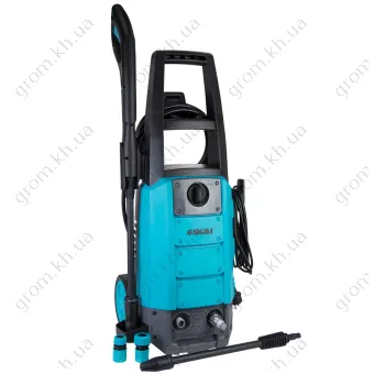 Фото 1- Мийка високого тиску Sigma 1800 Вт макс., 140 бар, 7 л/хв, шланг 5.5 м + турбонасадка