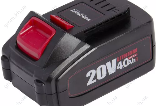 Фото 1- Аккумуляторная батарея Worcraft CLB-20V-4.0