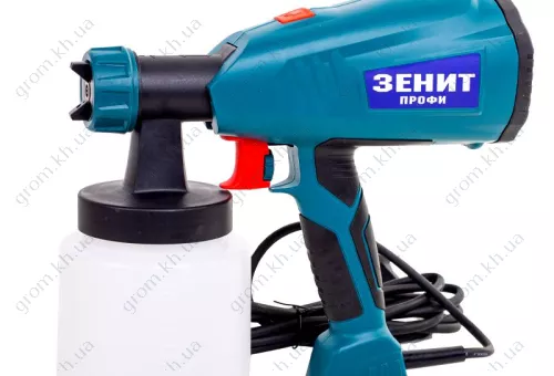 Фото 1- Краскопульт електричний Зеніт ЗКП-700 профі