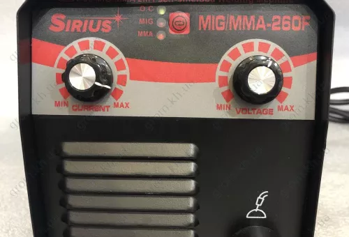 Фото 1- Сварочный полуавтомат Sirius MIG/MMA-260F + Флюсовая проволока