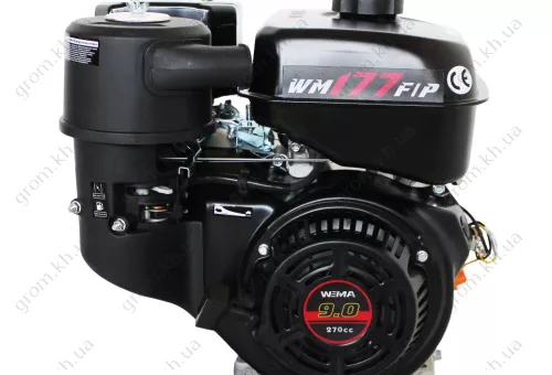 Фото 1- Бензиновий двигун Weima WM177F-T (9,0 л.с. вал під шліць) бензин