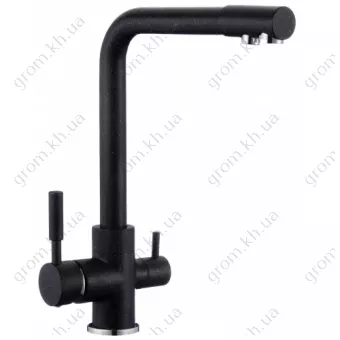 Фото 1- Смеситель кухня Zegor Trоya SAF18-A092 KB