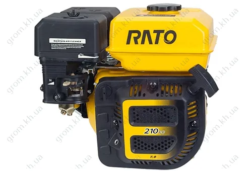 Фото 1- Бензиновый двигатель RATO R210RV с понижающим редуктором