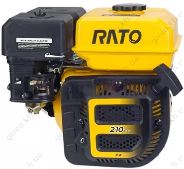 Фото 1- Бензиновый двигатель RATO R210RV с понижающим редуктором