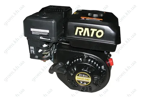 Фото 1- Бензиновий двигун RATO R210R з понижувальним редуктором