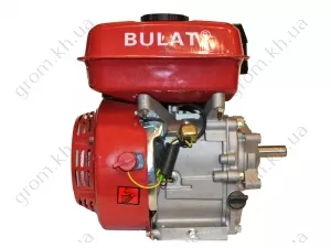 Фото 1- Бензиновый двигатель Булат BT170F-L (7,5 л.с.) редуктор