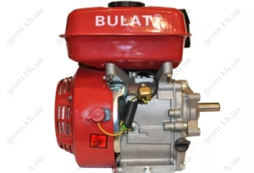 Фото 1- Бензиновый двигатель Булат BT170F-L (7,5 л.с.) редуктор