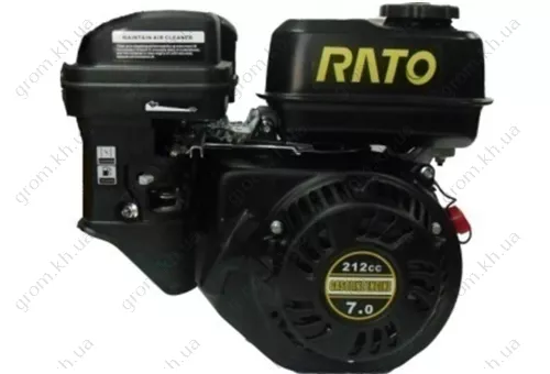 Фото 1- Бензиновий двигун RATO R210С з понижувальним редуктором