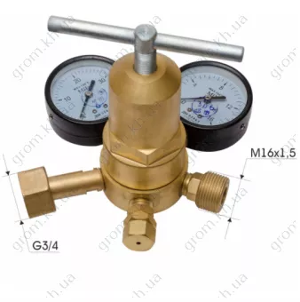 Фото 1- Редуктор воздушный РВ-90ДМ (G3/4, М16х1,5)