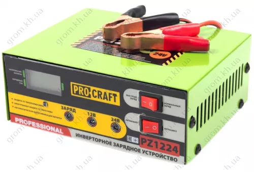 Фото 1- Інверторний зарядний пристрій Procraft PZ-1224