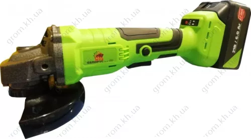 Фото 1- Акумуляторна кутова шліфувальна машина Білорусь МТЗ МШУ 125/21 (2 акумулятори, 21 В)