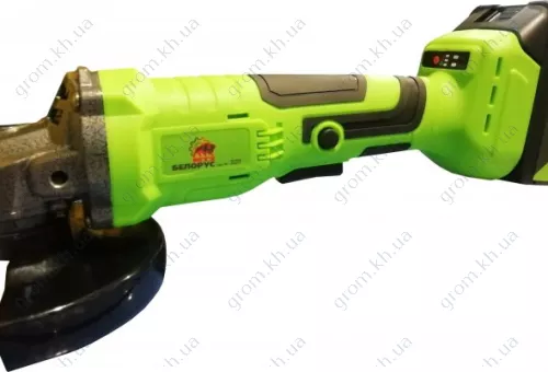 Фото 1- Акумуляторна кутова шліфувальна машина Білорусь МТЗ МШУ 125/21 (2 акумулятори, 21 В)