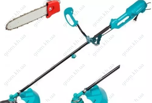 Фото 1- Электрокоса Grand КГ-2700 разборная штанга + насадка высоторез