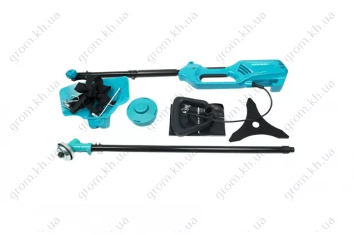 Фото 1- Електрокоса Grand КГ-2500 розбірна штанга + насадка висоторіз