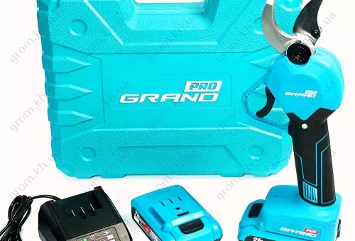 Фото 1- Секатор аккумуляторный Grand CA-21 BL