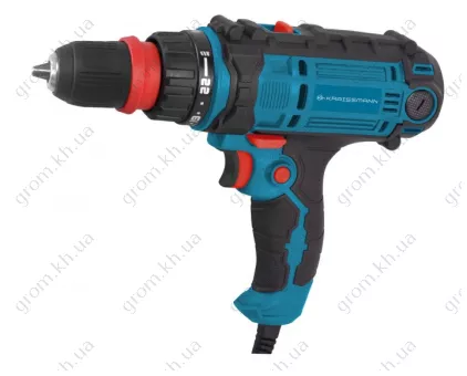 Фото 1- Шуруповерт сетевой Kraissmann 450 S-EBS 10 (двухскоростной, DFR патрон)