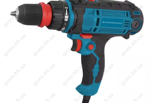 Фото 1- Шуруповерт сетевой Kraissmann 450 S-EBS 10 (двухскоростной, DFR патрон)