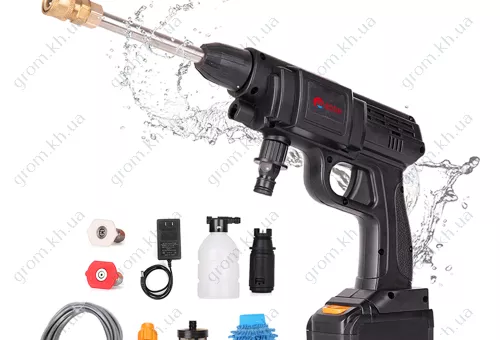 Фото 1- Портативний водяний пістолет високого тиску Edon HP-WG24