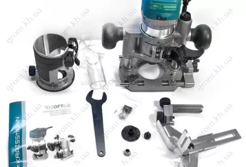 Фото 1- Фрезер-триммер Kraissmann 950 OFT 6-8 (две базы)