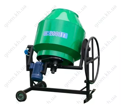 Фото 1- Бетонозмішувач Scython BSM-200 з поворотним редуктором