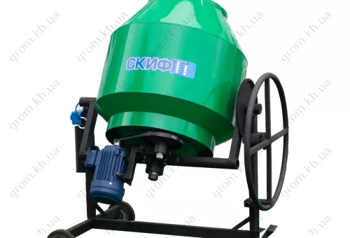 Фото 1- Бетономешалка Скиф БСМ-200 с редуктором переворота
