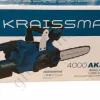 Фото 10 - Акумуляторна ланцюгова пилка Kraissmann 4000 AKS 18/2 Li (2 батареї)