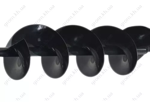 Фото 1- Шнек для мотобура Kraissmann SB 150*800 D (съемные затачиваемые ножи)