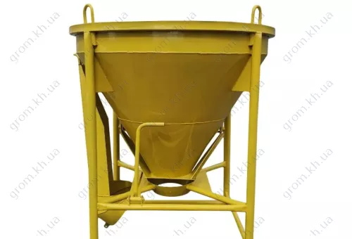 Фото 1- Бункер бадья для бетона Скиф 1.5 куба Б – 1