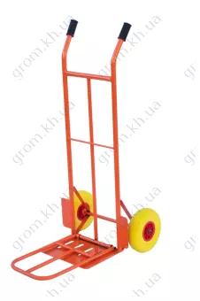Фото 1- Візок двоколісний Orange 2801 Пінополіуретанові колеса