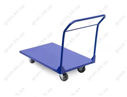 Фото 1- Платформенний складський візок Скіф Heavy 1000/600/125мм/800кг