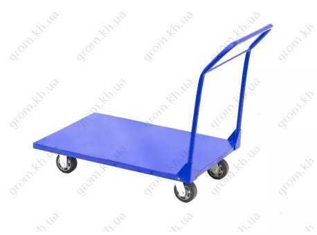 Фото 1- Платформенний складський візок Скіф Heavy 1250/700/125мм/800кг