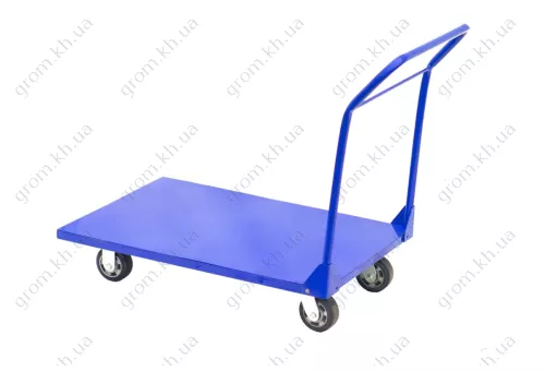 Фото 1- Платформенний складський візок Скіф Heavy 1250/700/125мм/800кг