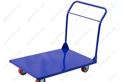 Фото 1- Платформенний складський візок Скіф Professional 1000/600/125мм/600кг
