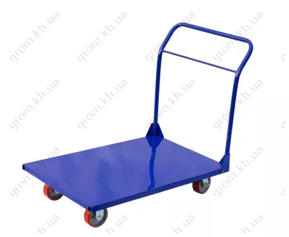 Фото 1- Платформенная складская тележка Скиф Professional 1250/700/125мм/600кг