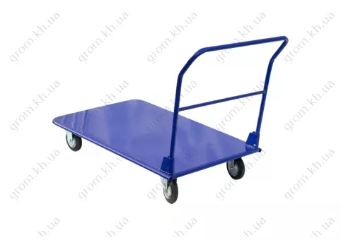 Фото 1- Платформенний складський візок Скіф Standart 900/600/125мм/300кг