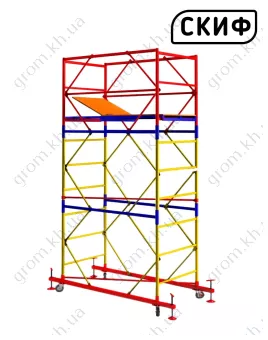 Фото 1- Вышка тура СКИФ 1.2×2.0 1+2 3м PROFESSIONAL