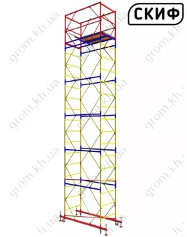 Фото 1- Вышка тура СКИФ 1.2×2.0 1+5 6,6м STANDART