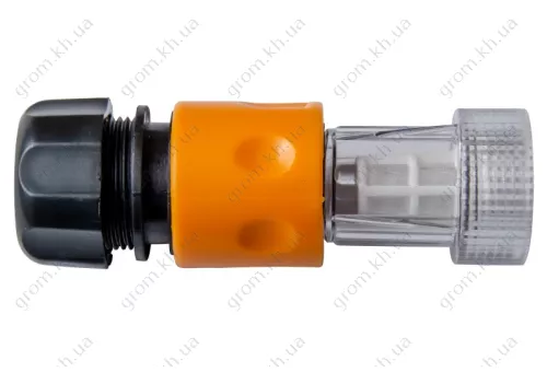 Фото 1- Конектор швидкознімний НРС з фільтром тонкого очищення