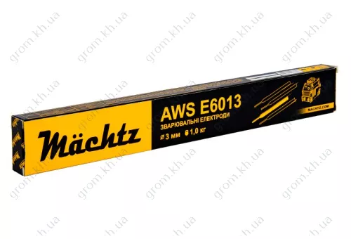 Фото 1- Зварювальні електроди Machtz AWS E6013 3 мм x 1 кг