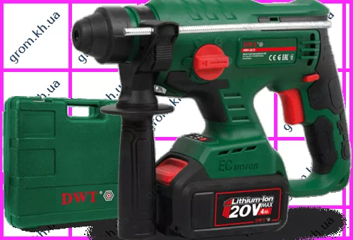 Фото 1- Акумуляторний перфоратор DWT ABH-20 D-2H BMC