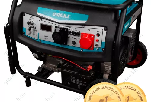 Фото 1- Генератор бензиновий SIGMA 220-380В 7.5/8.0кВт 4-х тактний електрозапуск