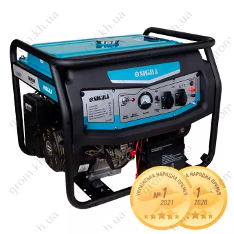 Фото 1- Генератор бензиновий SIGMA 6.0/6.5кВт 4-х тактний електрозапуск