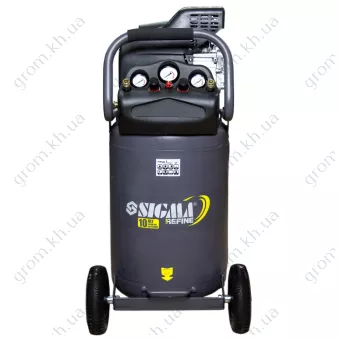 Фото 1- Компрессор одноцилиндровый SIGMA REFINE 2кВт 335л/мин 8бар 78л 2 крана