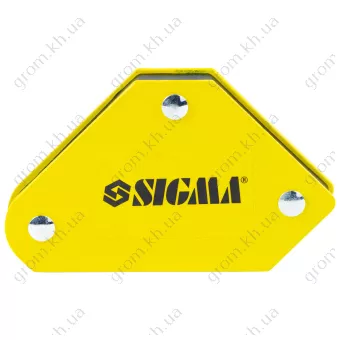 Фото 1- Набор держателей магнитных мини SIGMA 4кг 52×20×40×16×38мм (45,90,135°) 4шт